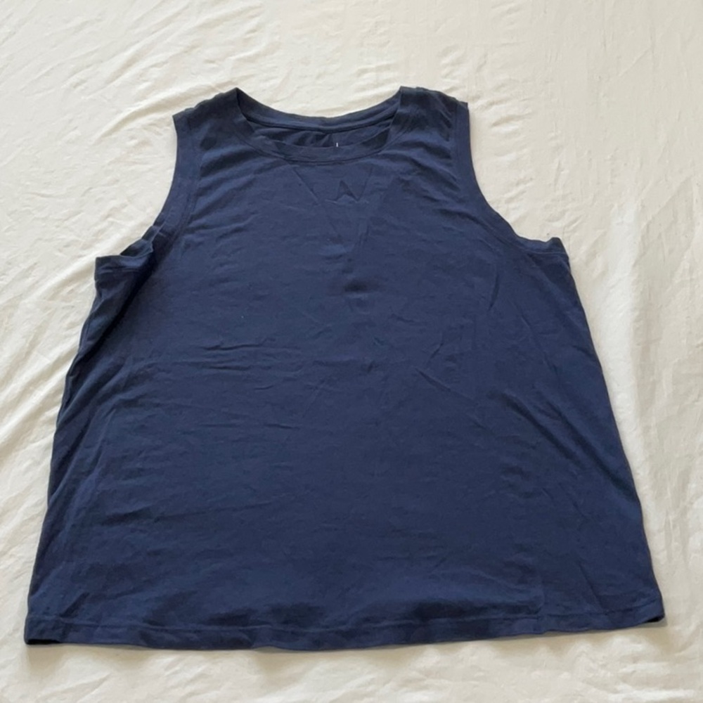 Kersh Deep Blue Sleeveless Top